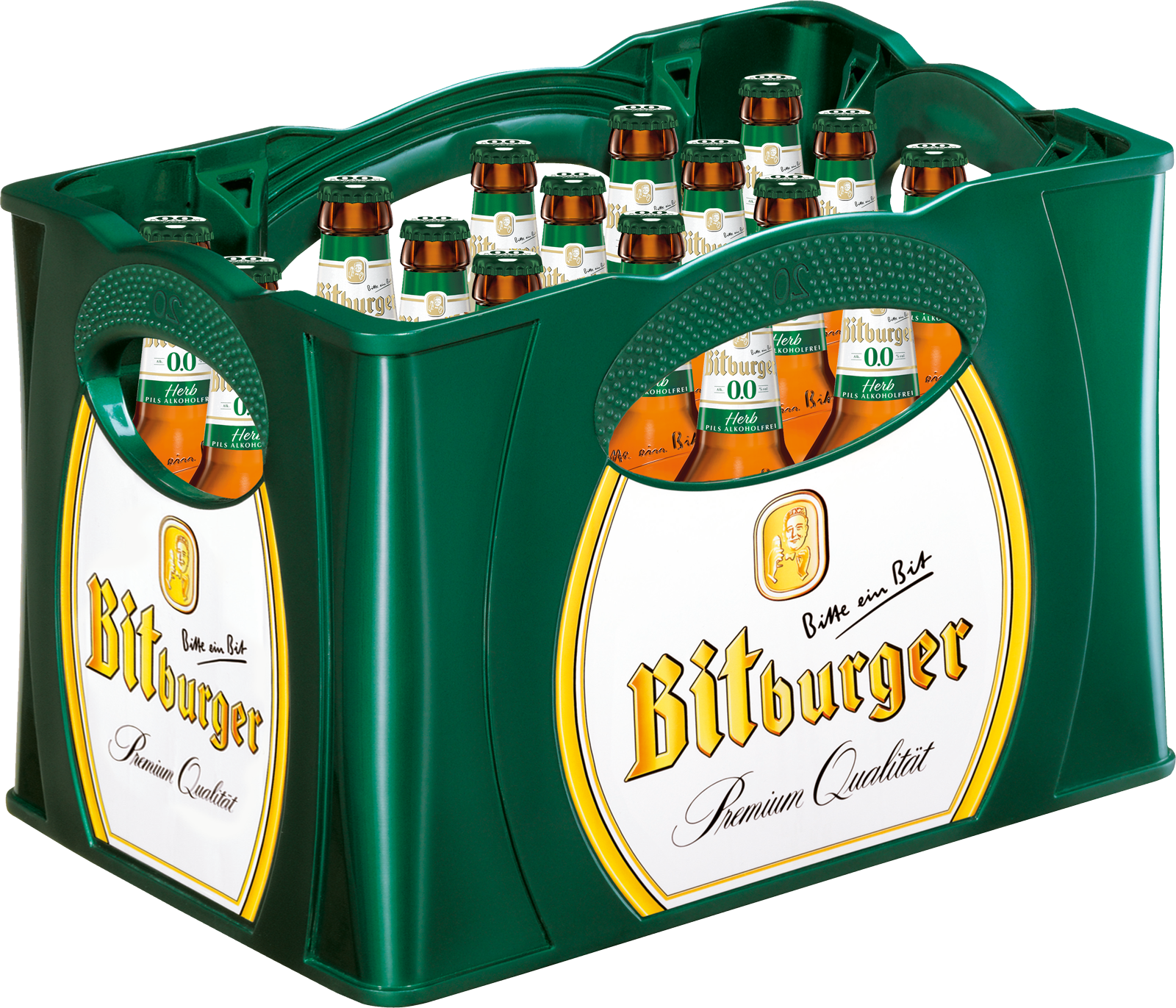 Bitburger Herb alkoholfrei 0,0% (20 x 0.5 l)