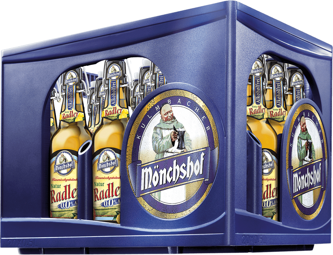 Mönchshof Natur Radler alkoholfrei 0,0% (20 x 0.5 l)