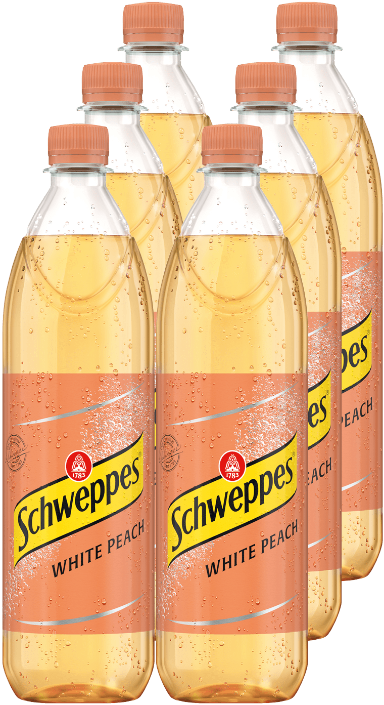 Schweppes White Peach PET (6 x 1.0 l)