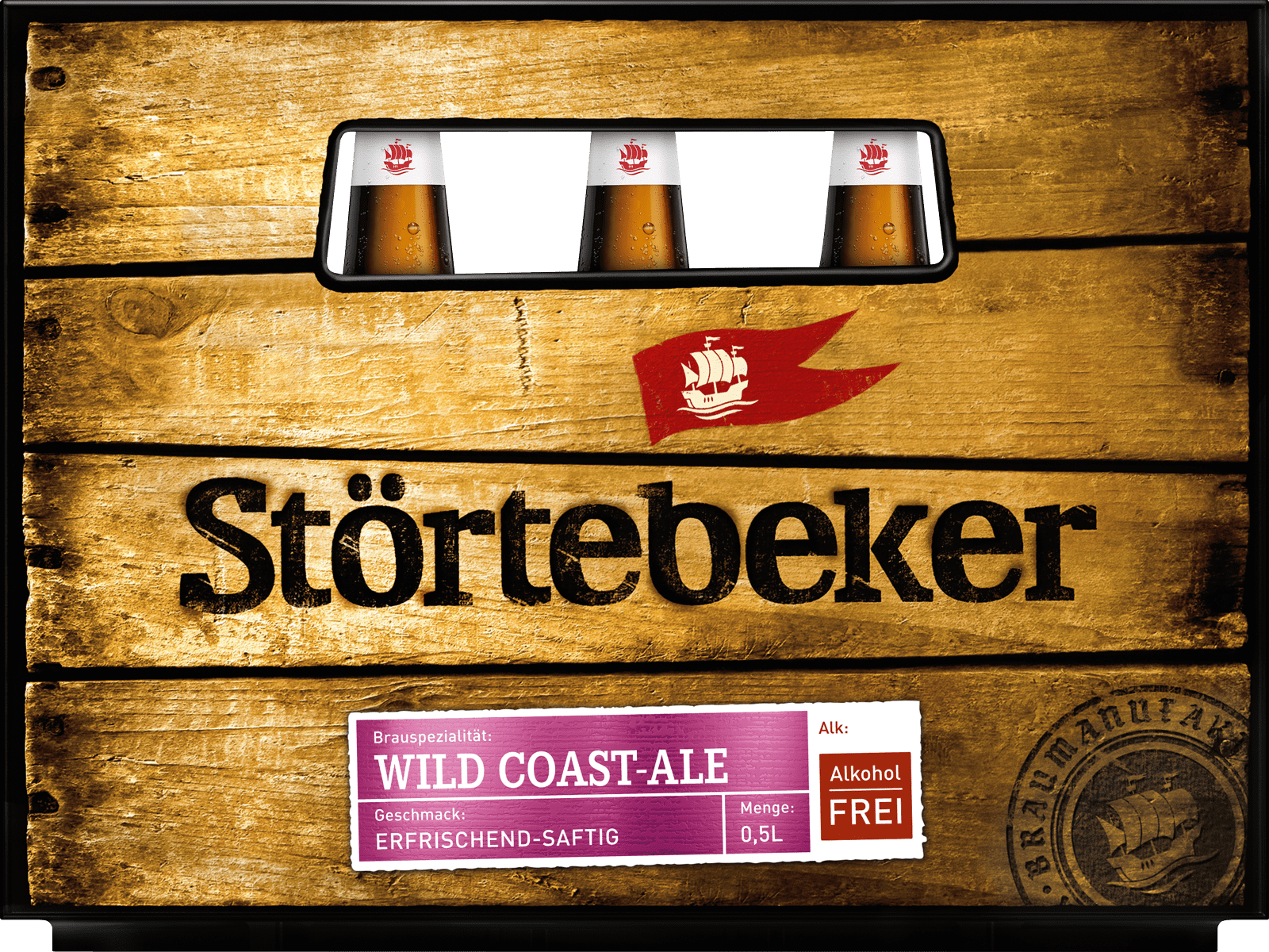 Störtebeker Wild Coast Ale alkoholfrei (20 x 0.5 l)