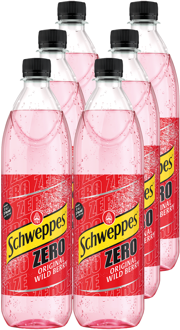 Schweppes Original Wild Berry Zero PET (6 x 1.0 l)