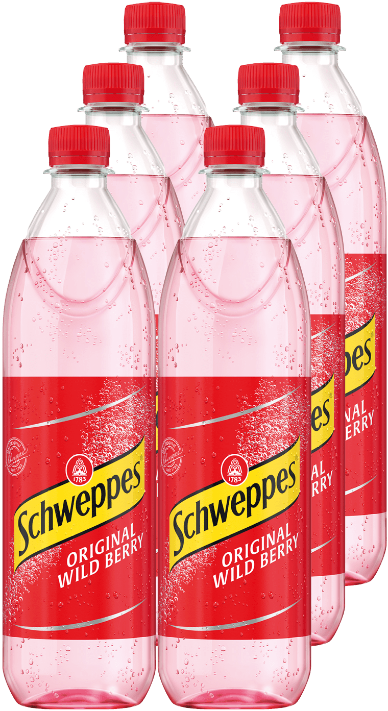 Schweppes Original Wild Berry PET (6 x 1.0 l)