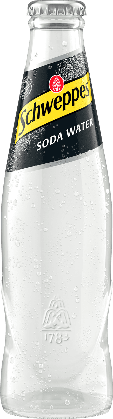 Schweppes Soda Water Glas (1 x 0.2 l)