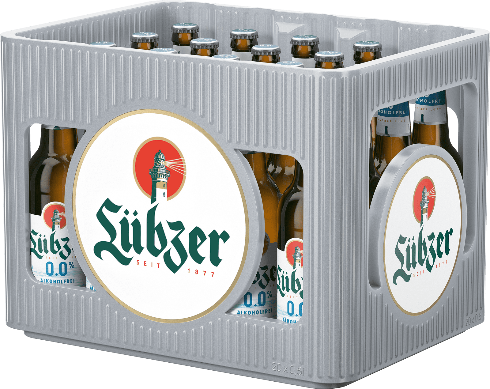Lübzer alkoholfrei 0,0% (20 x 0.5 l)