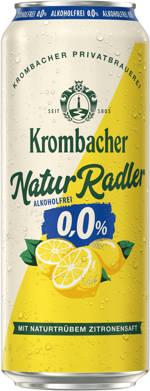 Krombacher Natur Radler 0,0% (1 x 0.5 l)