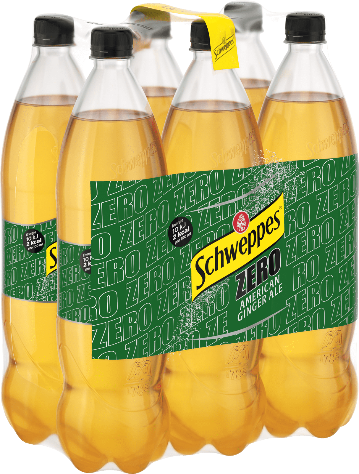 Schweppes Ginger Ale Zero PET-EW (6 x 1.25 l)