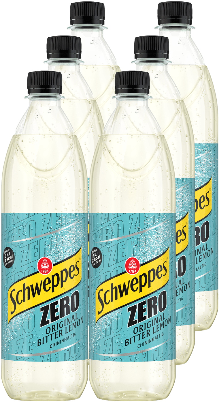 Schweppes Bitter Lemon Zero PET (6 x 1.0 l)