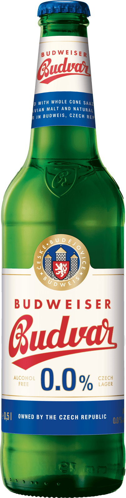 Budweiser Budvar Lager alkoholfrei 0,0% (1 x 0.5 l)