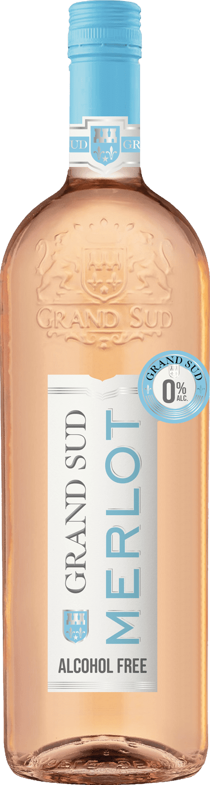 Grand Sud Merlot rosé alkoholfrei (1 x 1.0 l)