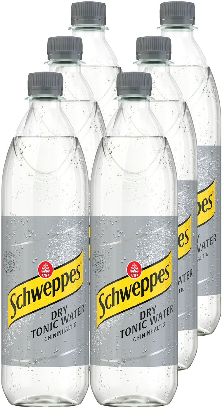 Schweppes Dry Tonic Water PET (6 x 1.0 l)