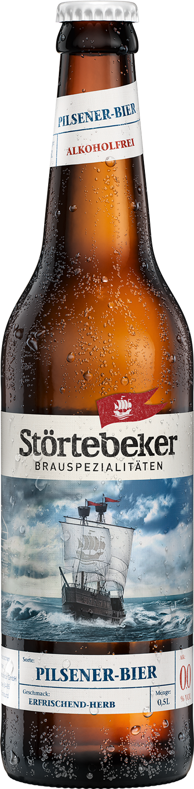 Störtebeker Pilsener Bier 0,0% (1 x 0.5 l)