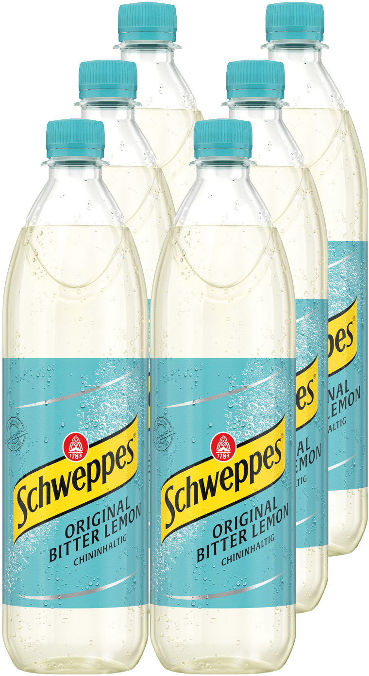 Schweppes Bitter Lemon PET (6 x 1.0 l)