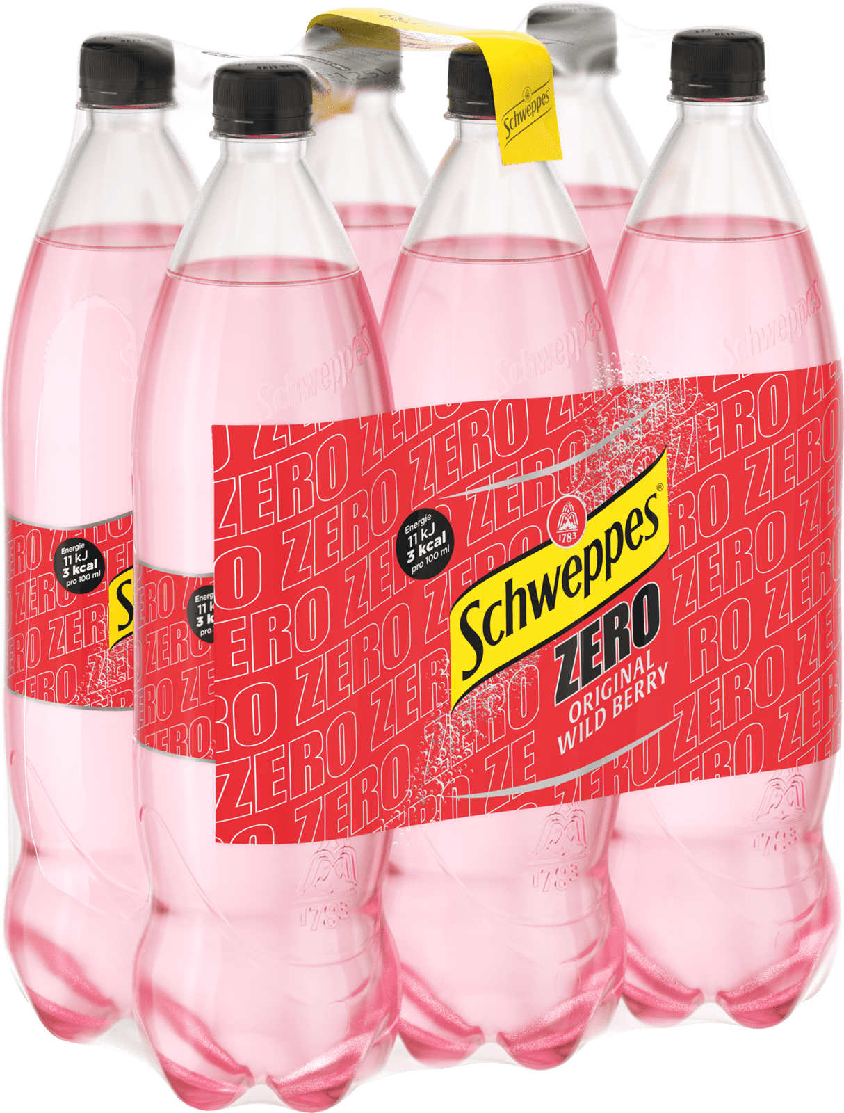 Schweppes Original Wild Berry Zero PET-EW (6 x 1.25 l)