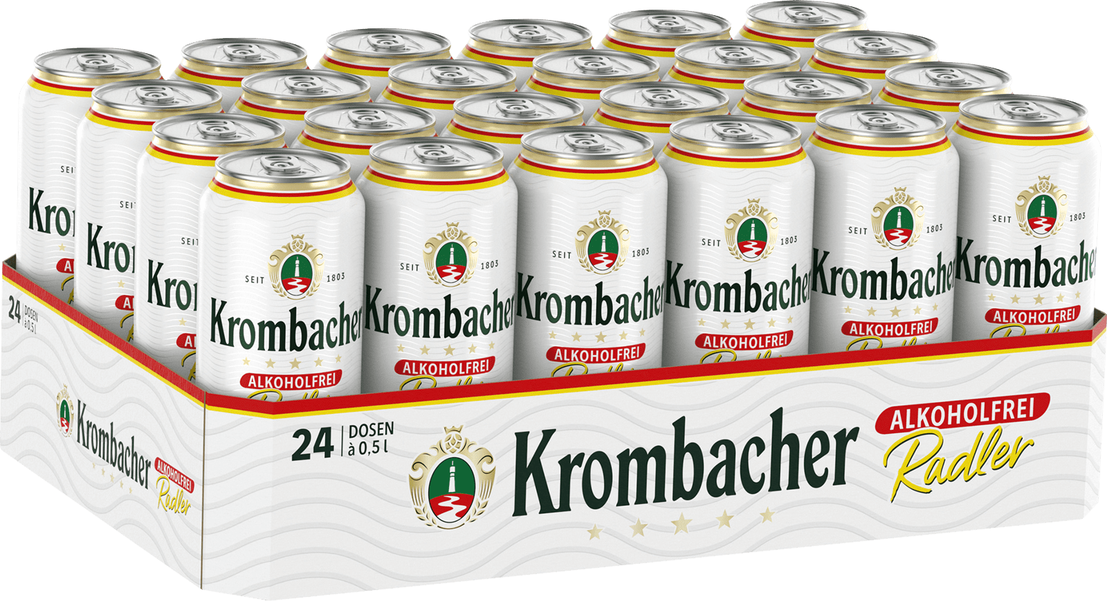 Krombacher Radler Alkoholfrei  (24 x 0.5 l)